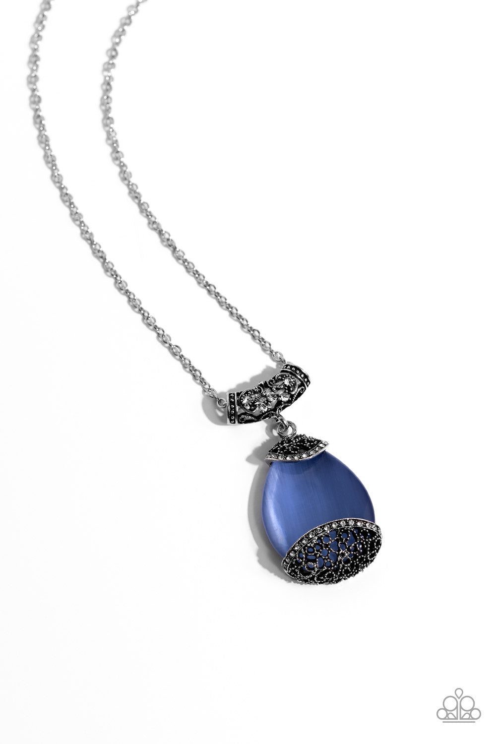Hypnotic Headliner - blue - Paparazzi necklace