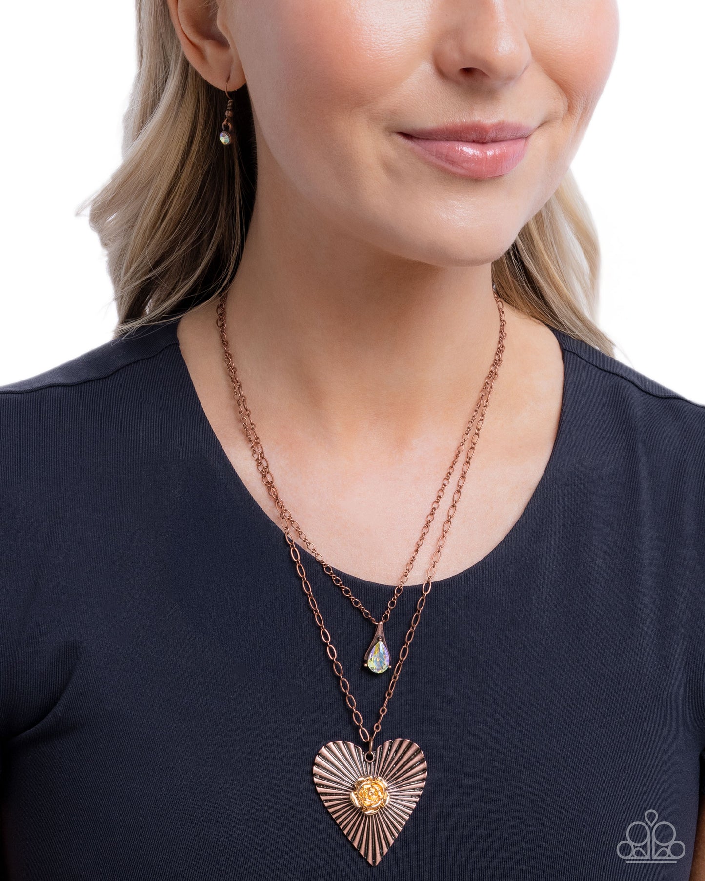 Hypnotic Hero - copper - Paparazzi necklace