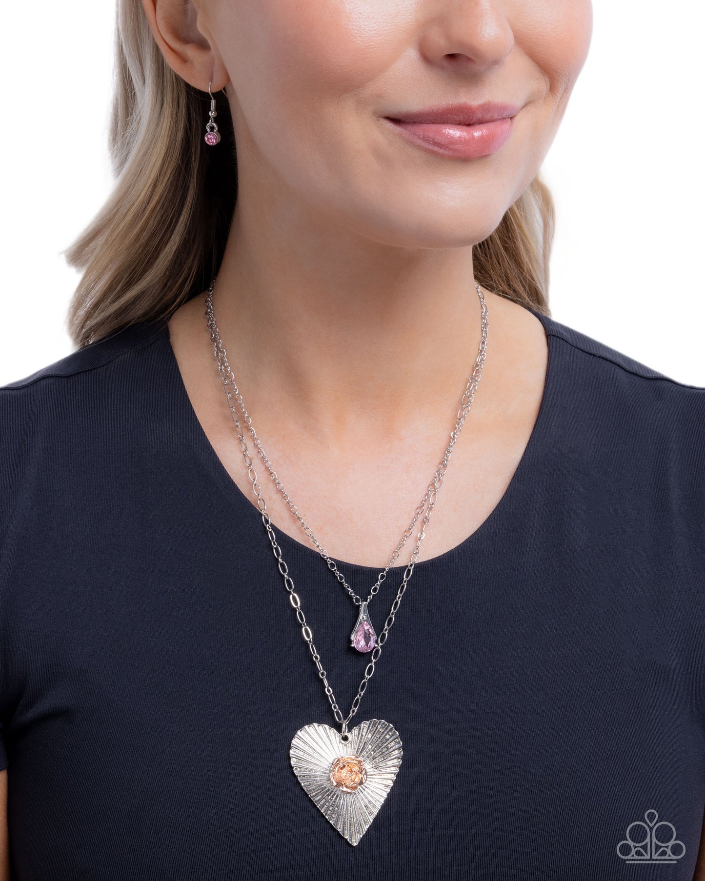 Hypnotic Hero - pink - Paparazzi necklace