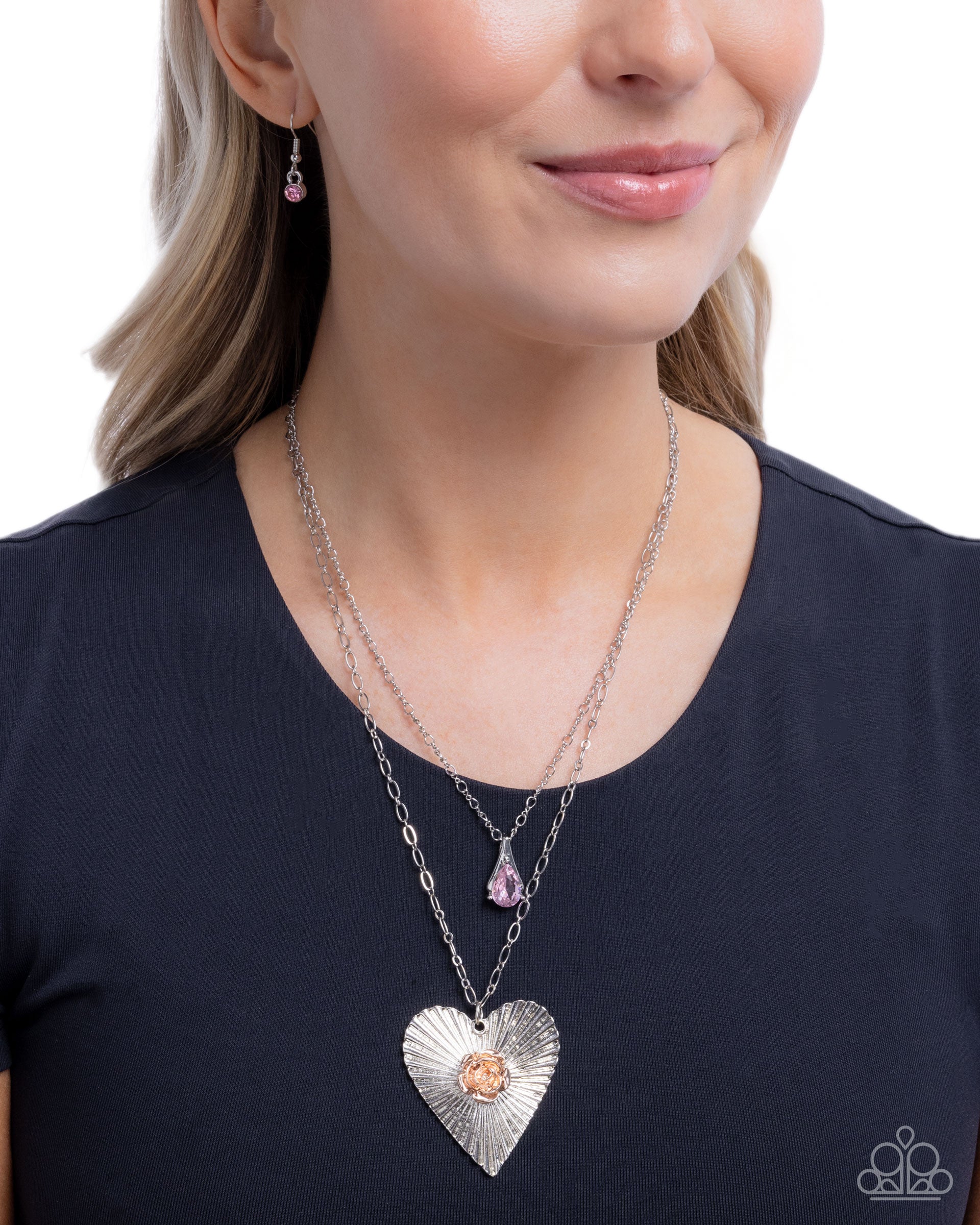 Hypnotic Hero - pink - Paparazzi necklace