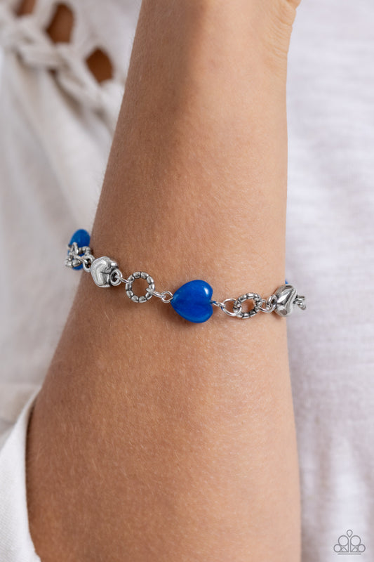 I Can Feel Your Heartbeat - blue - Paparazzi bracelet