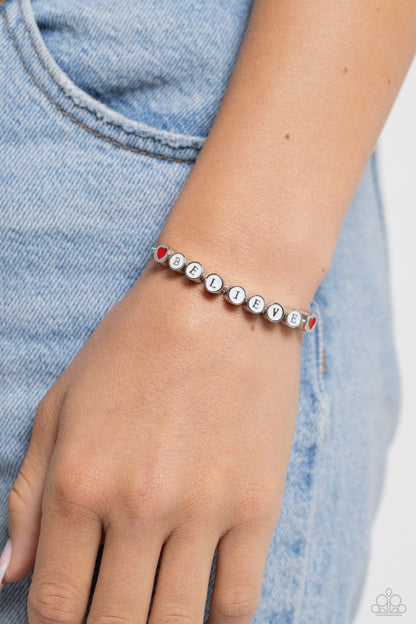 I Cant Believe It! - white - Paparazzi bracelet