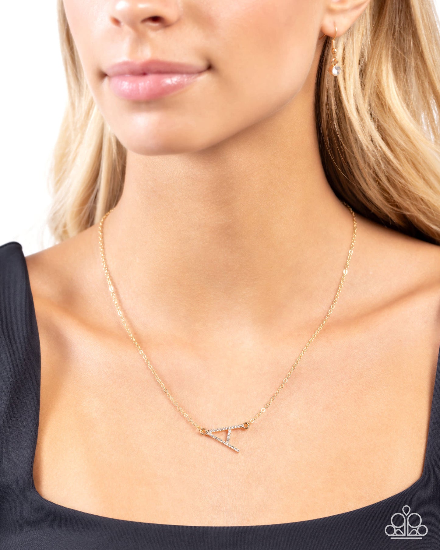 INITIALLY Yours - A - gold - Paparazzi necklace