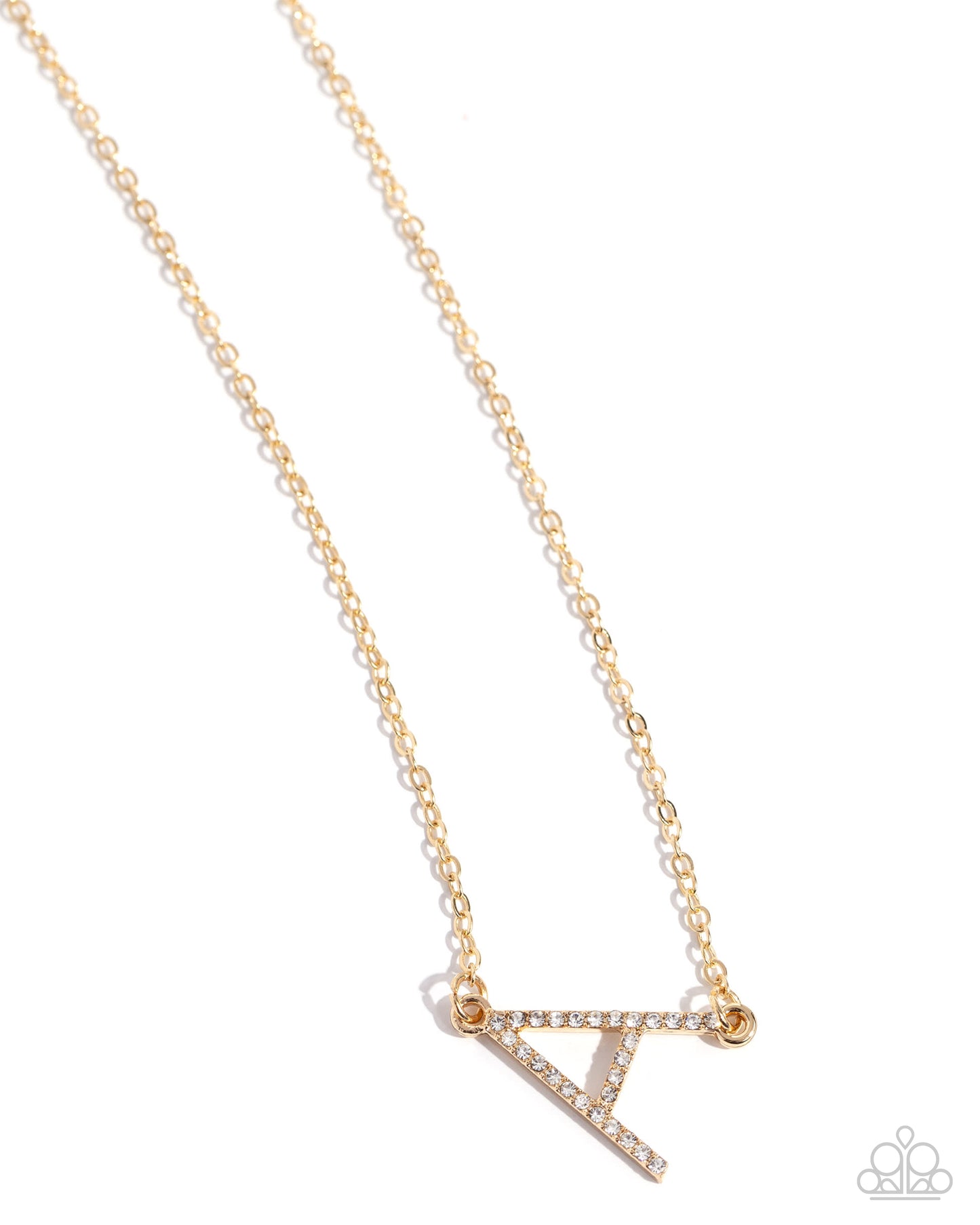 INITIALLY Yours - A - gold - Paparazzi necklace