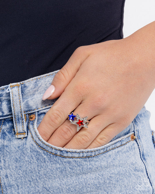 I Pledge Allegiance to the Stars - multi - Paparazzi ring