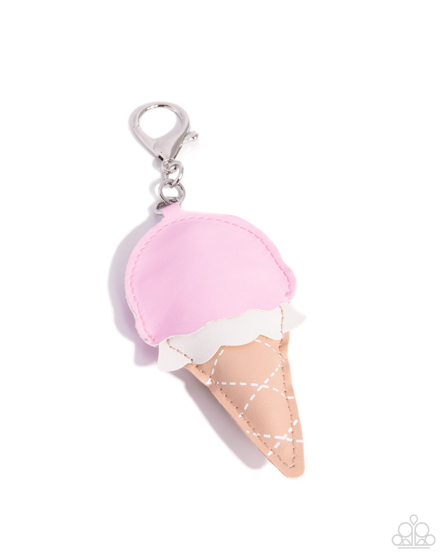 Iconic Ice Cream - pink - Paparazzi bag charm