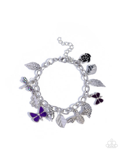 Iconic Insects - purple - Paparazzi bracelet