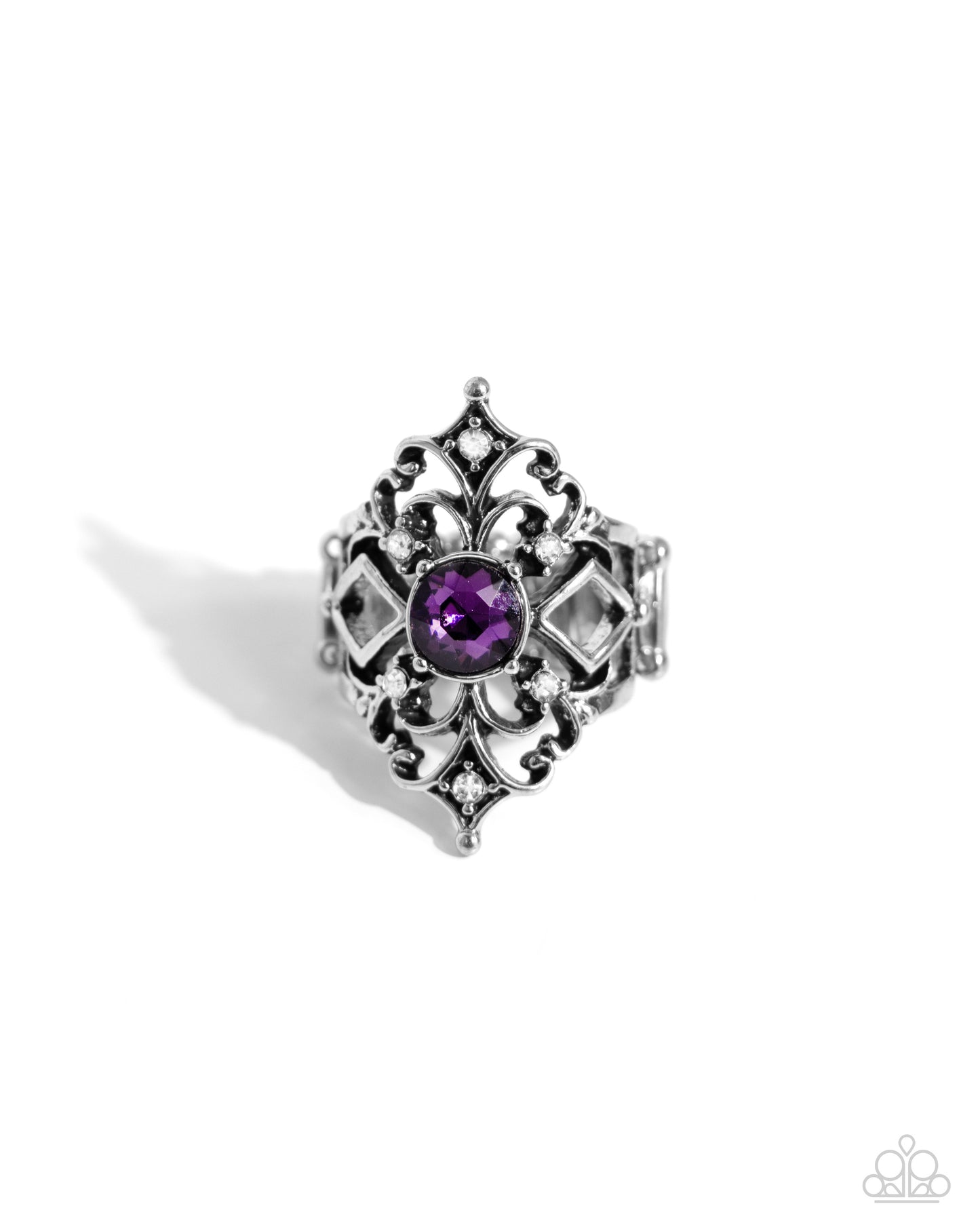 Iconic Insignia - purple - Paparazzi ring