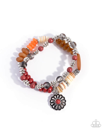 Iconic Introduction - red - Paparazzi bracelet