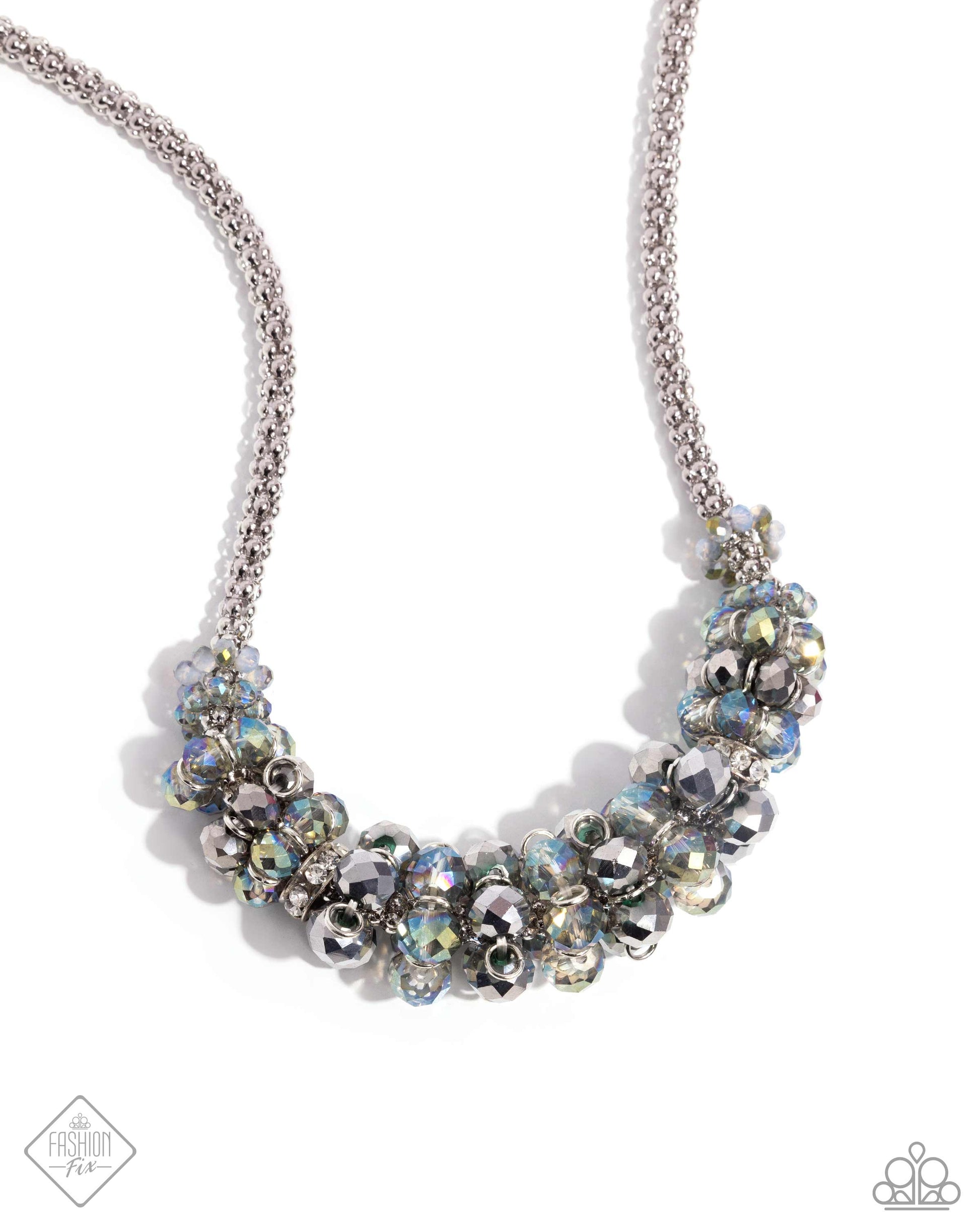Ignited Impression - silver - Paparazzi necklace