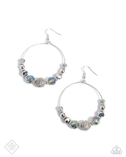 Ignited Intent - silver - Paparazzi earrings