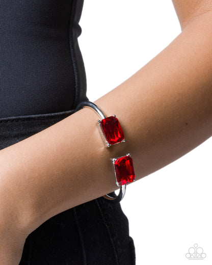 Immediate Icon - red - Paparazzi bracelet