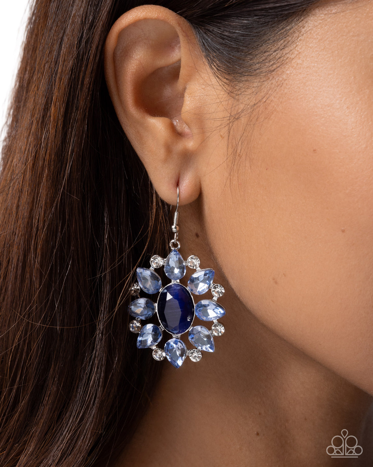 Impressive Array - blue - Paparazzi earrings