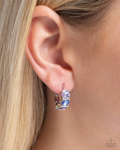 Impressive Impact - blue - Paparazzi earrings