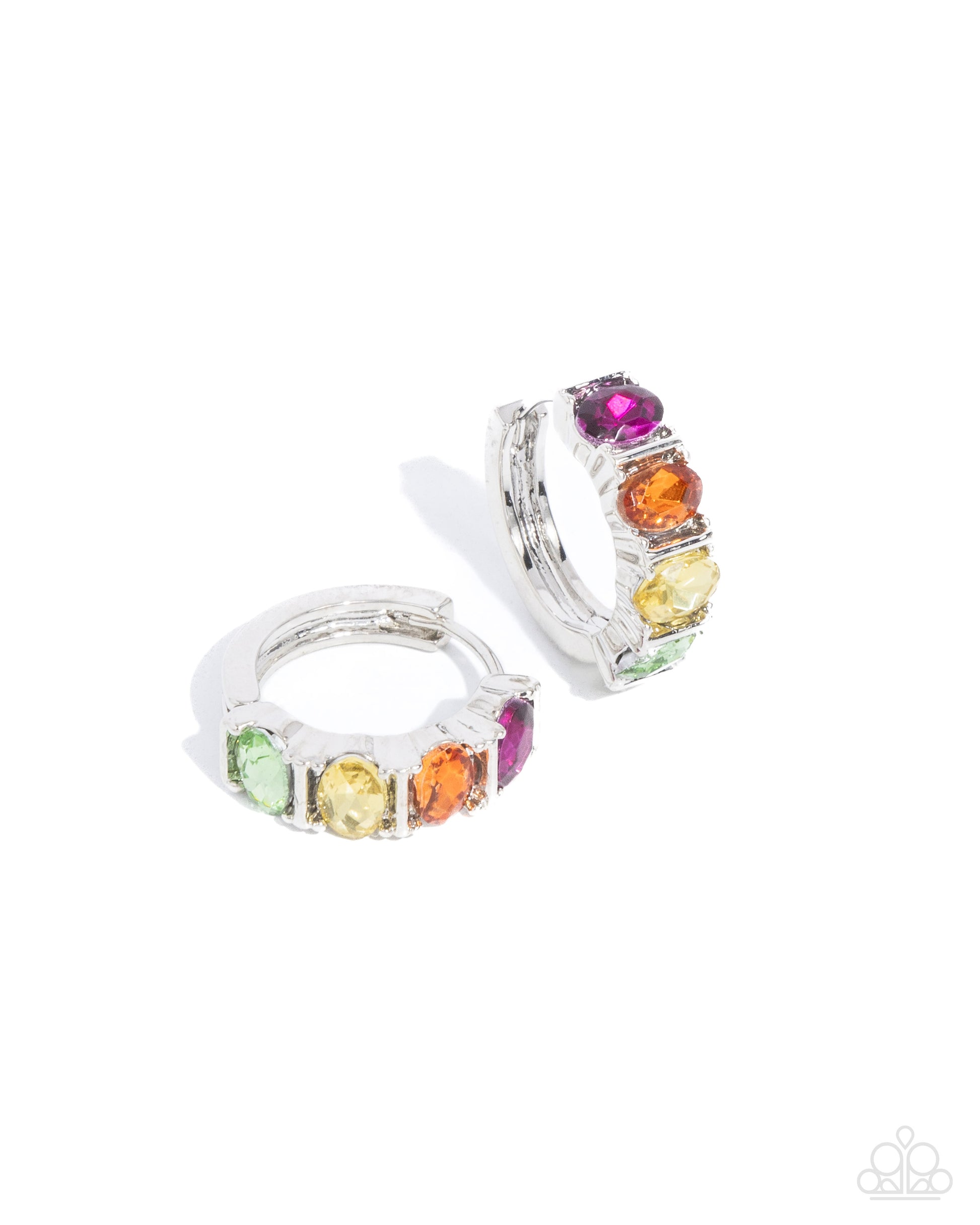 Impressive Impact - multi - Paparazzi earrings