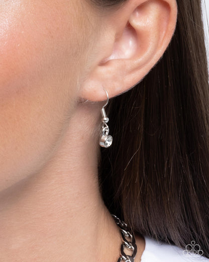 Impressive Independence - white - Paparazzi necklace