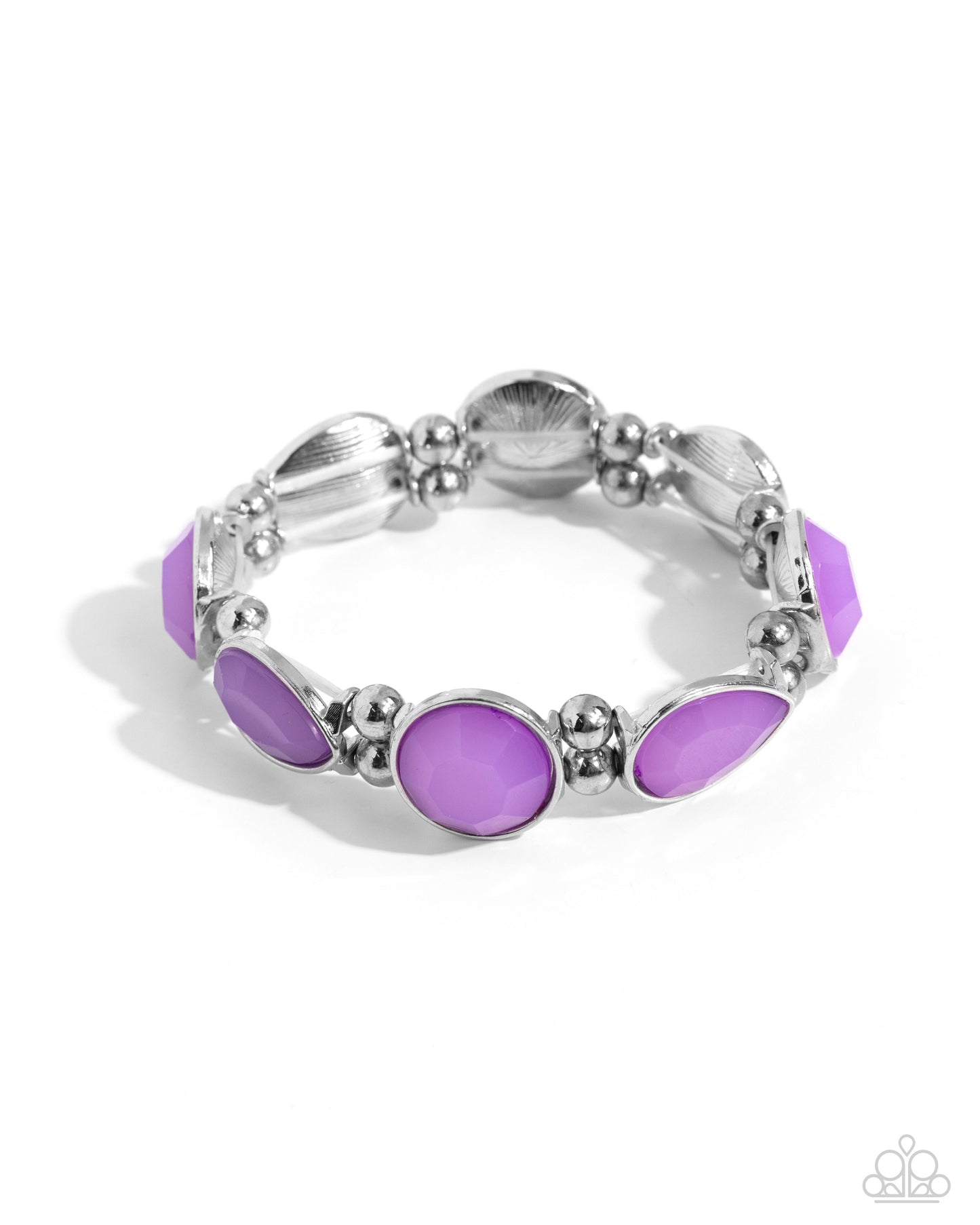 In All the BRIGHT Places - purple - Paparazzi bracelet