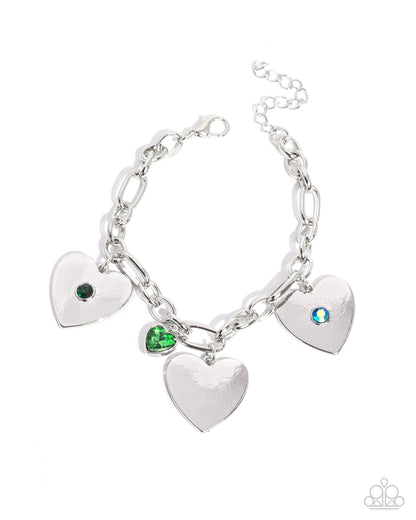 In Love With You - green - Paparazzi bracelet