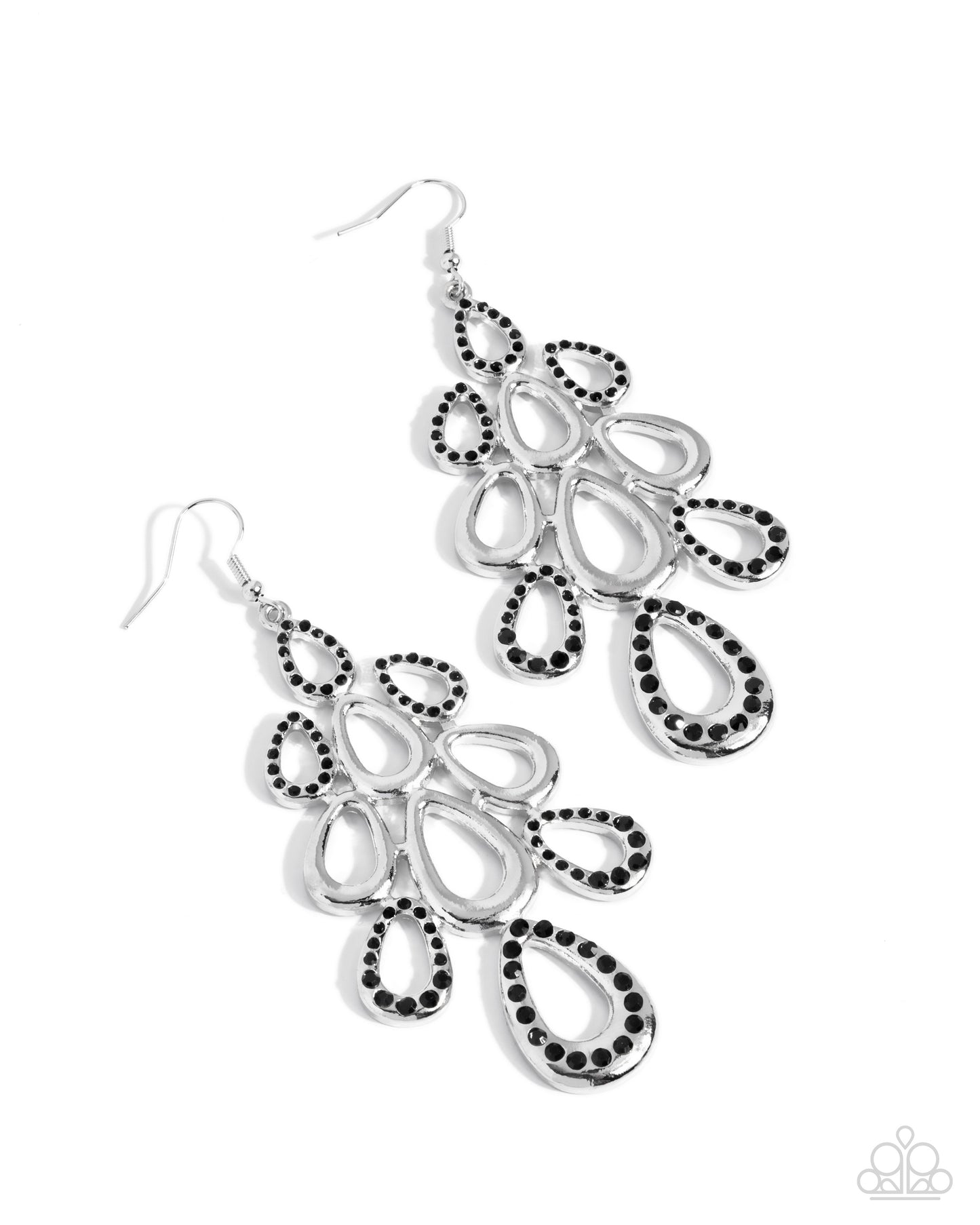 In a Hurry - black - Paparazzi earrings
