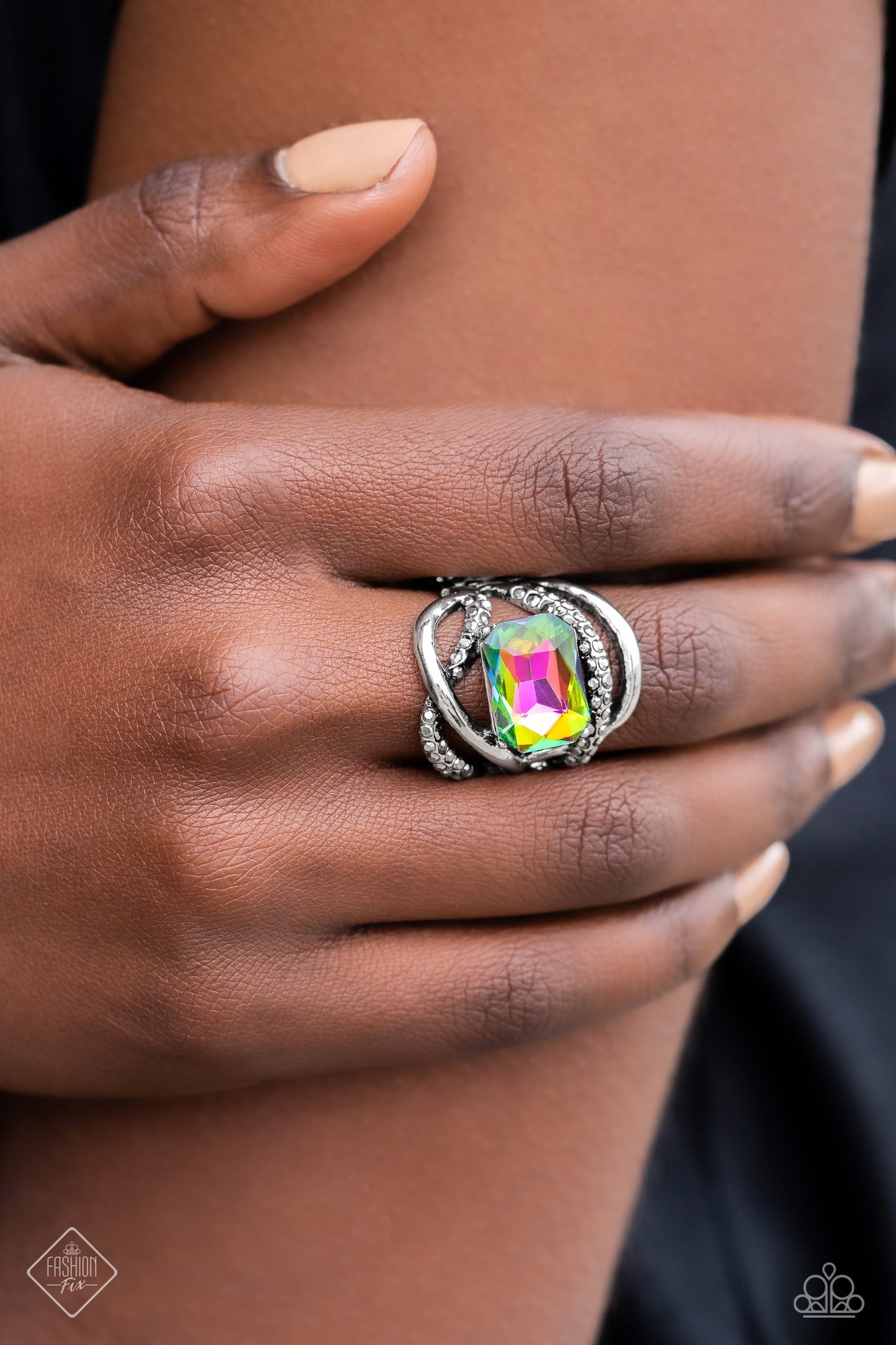 Incandescent Introduction - multi - Paparazzi ring