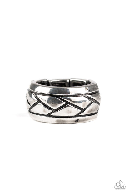 Incline - silver - Paparazzi MENS ring