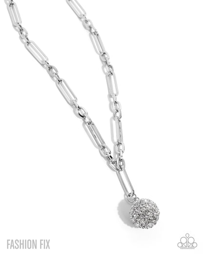 Independent Ideology - white - Paparazzi necklace