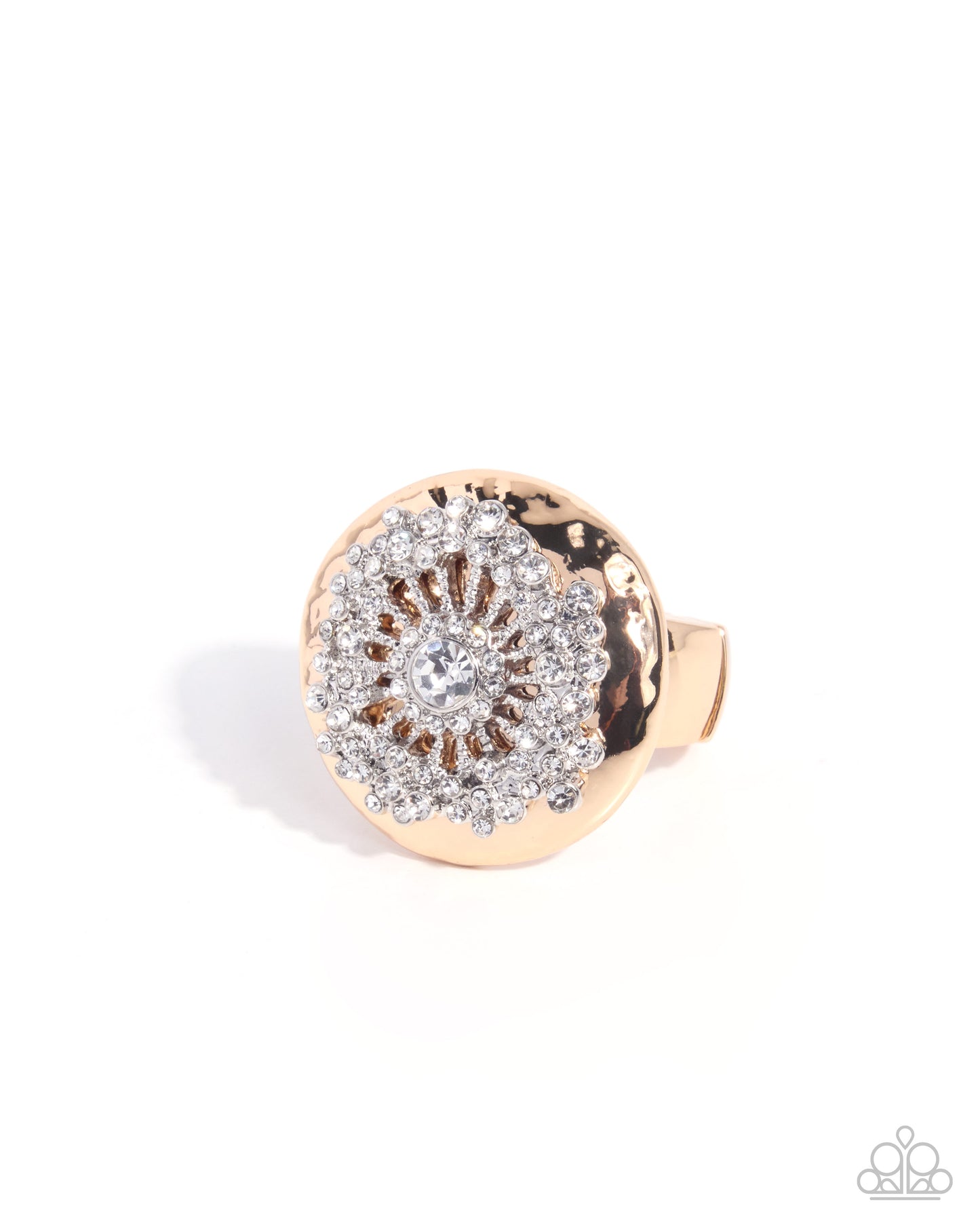 Indescribable Icon - gold - Paparazzi ring