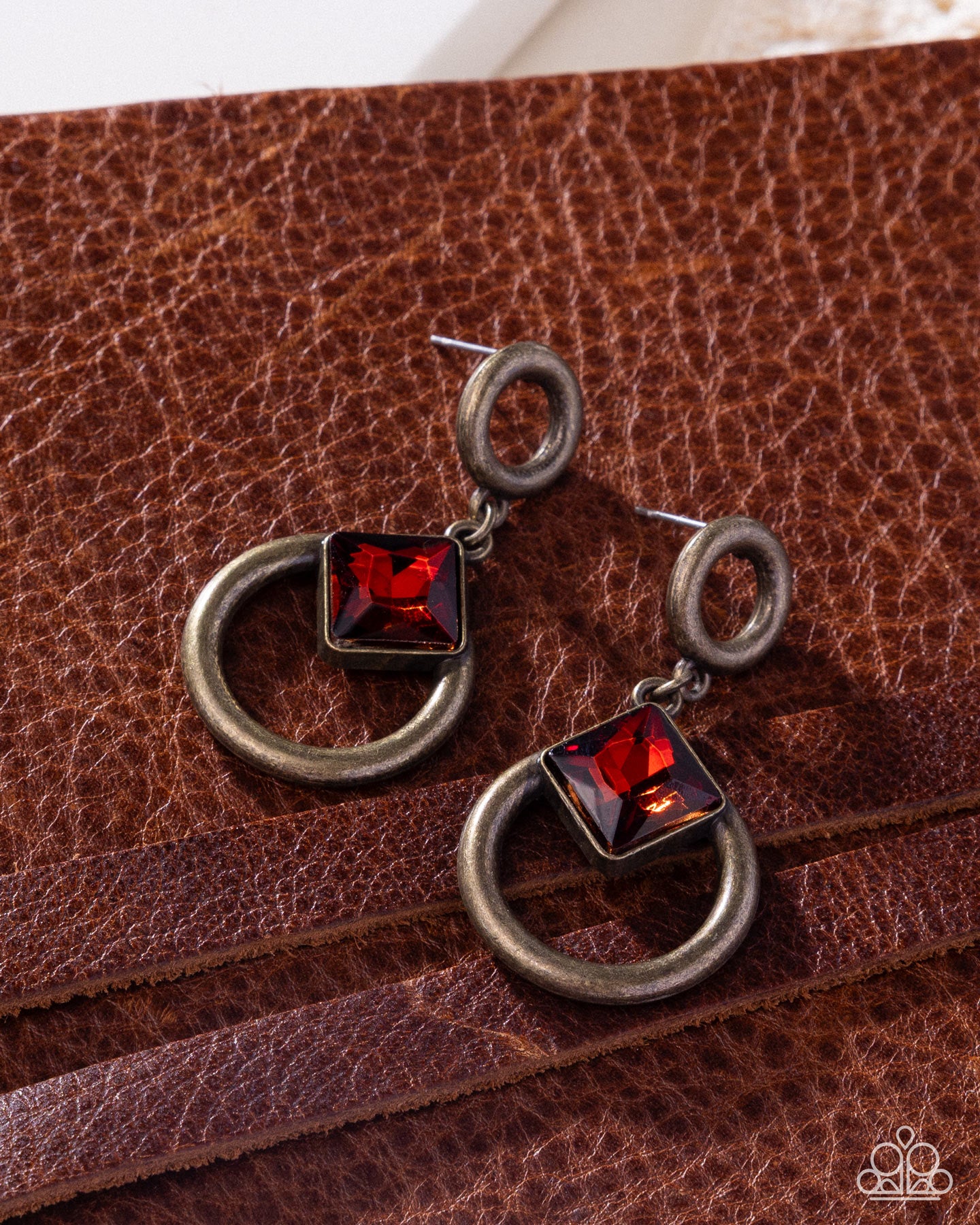 Indulgent Icon - brass - Paparazzi earrings