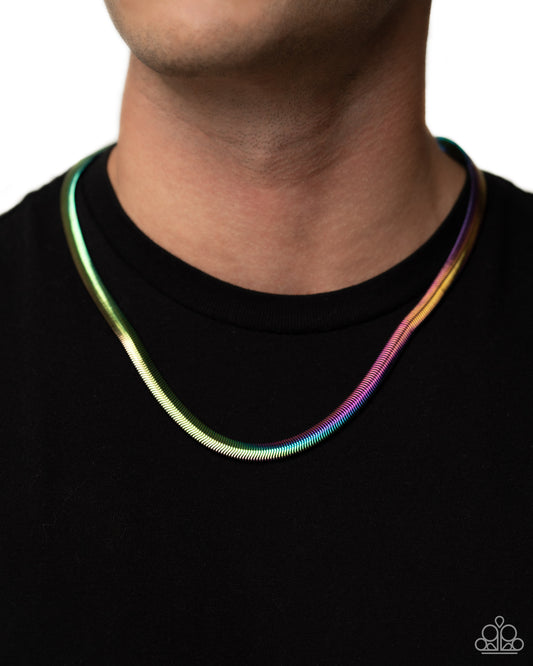 Industrial Index - multi - Paparazzi MENS necklace