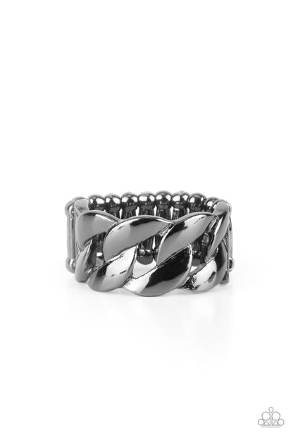 Industrial Insider - black - Paparazzi ring