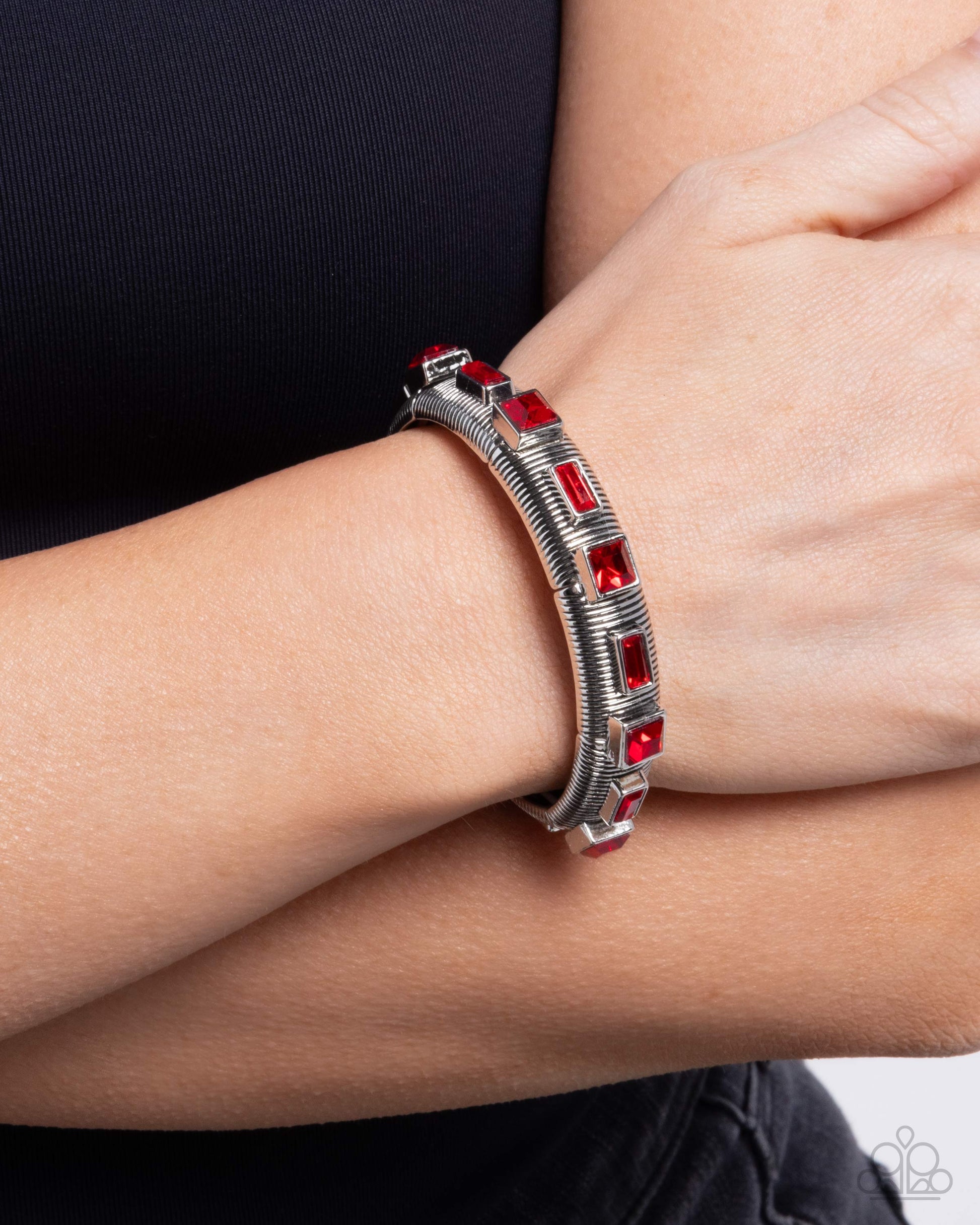 Inevitable Industry - red - Paparazzi bracelet