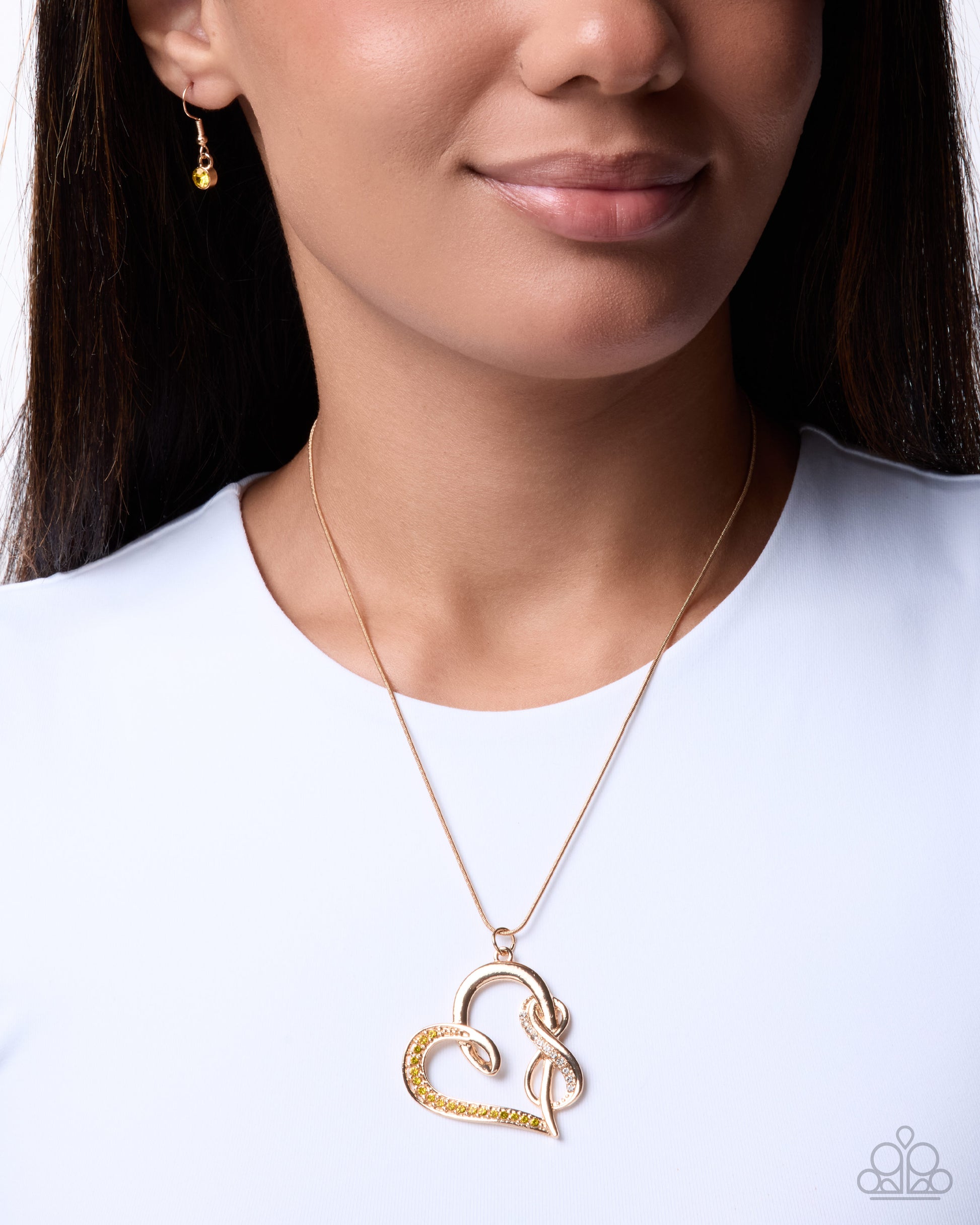 Infinite Ideal - yellow - Paparazzi necklace