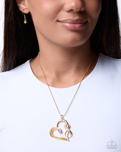 Infinite Ideal - yellow - Paparazzi necklace