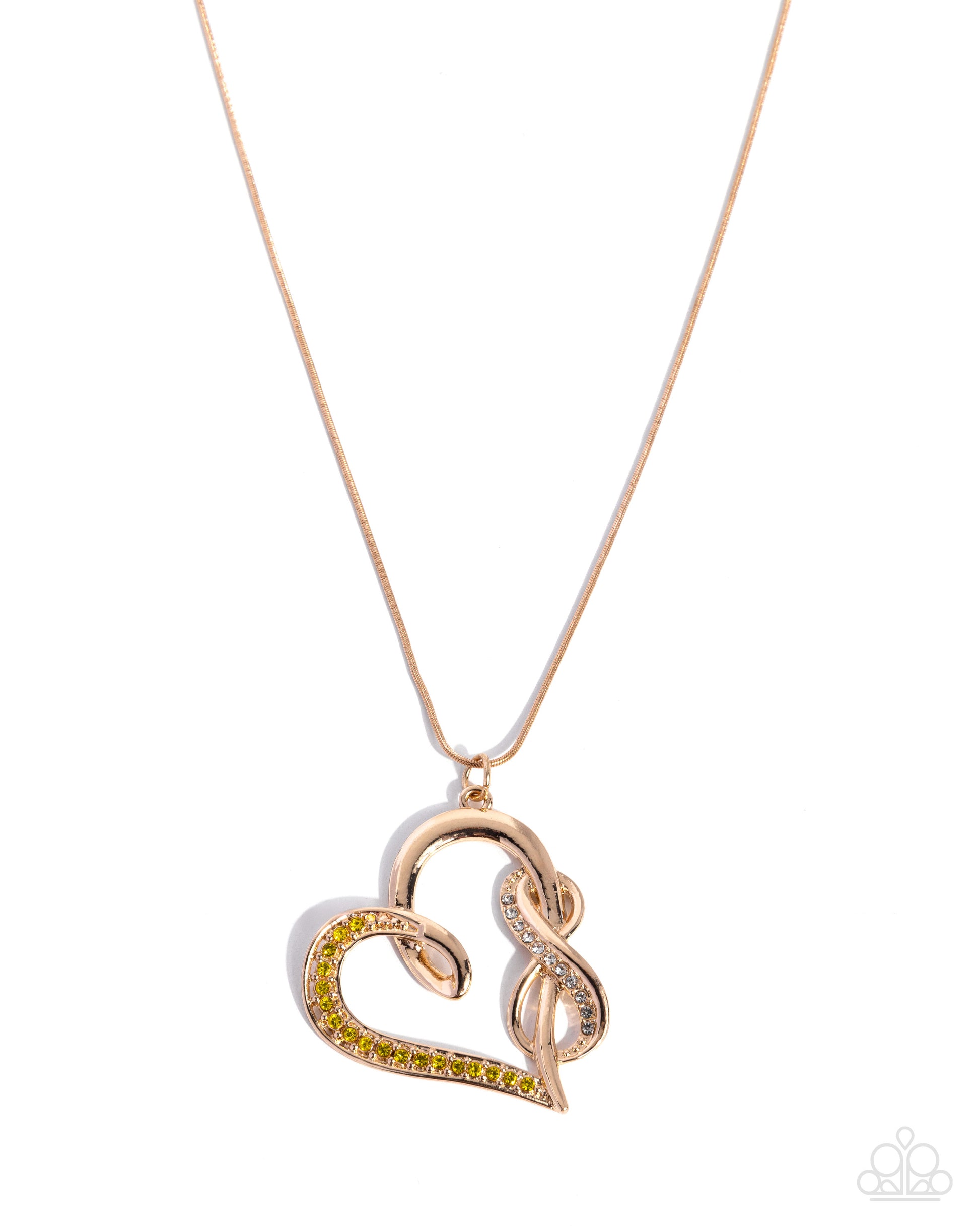 Infinite Ideal - yellow - Paparazzi necklace