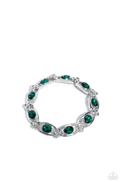 Infinite Impression - green - Paparazzi bracelet