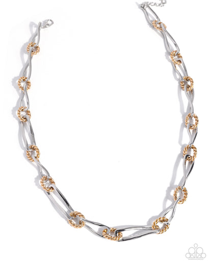 Infinite Independence - silver - Paparazzi necklace
