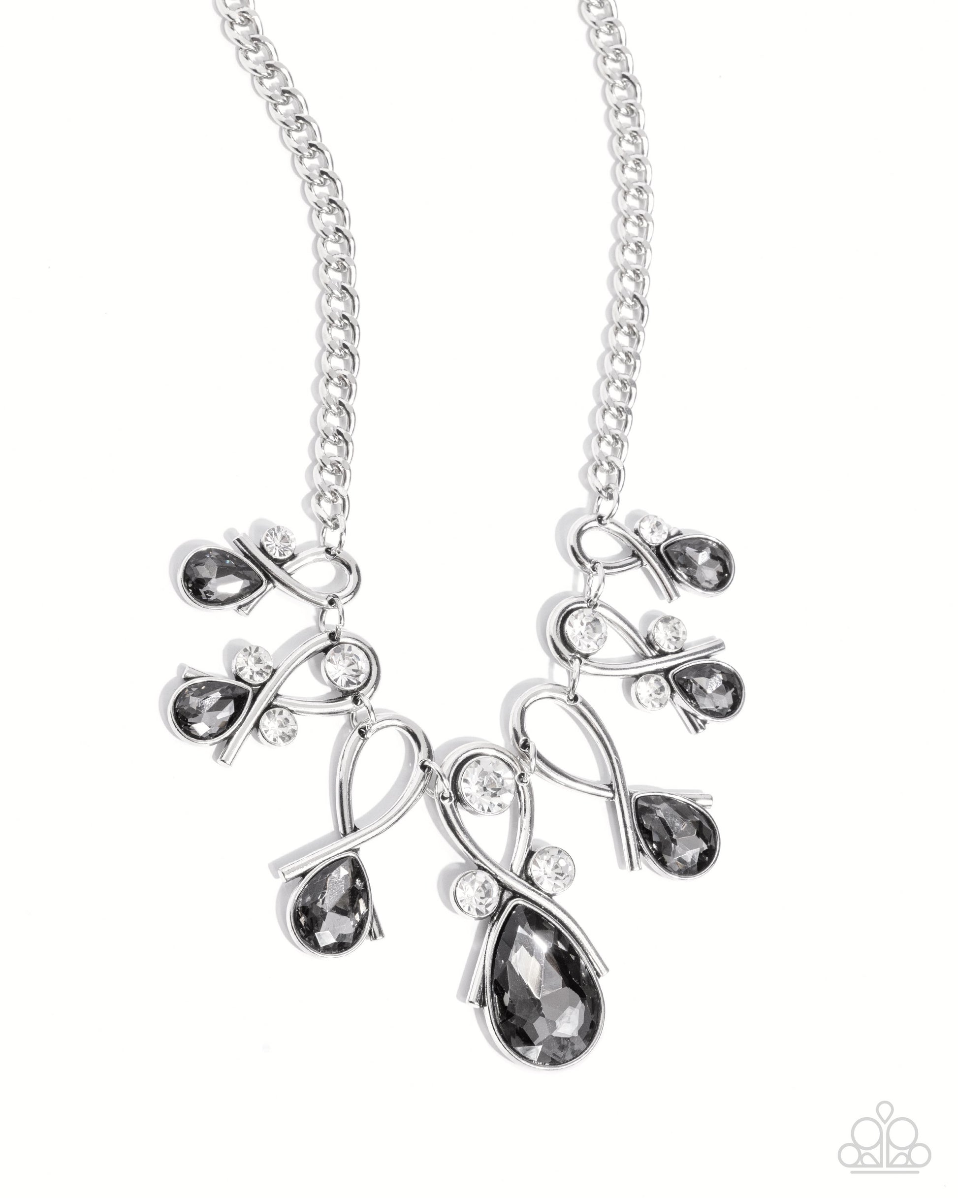 Infinity Institute - silver - Paparazzi necklace