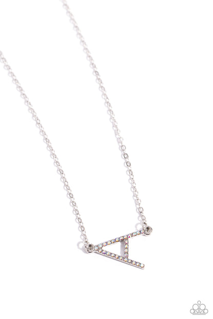 INITIALLY Yours - A - multi - Paparazzi necklace