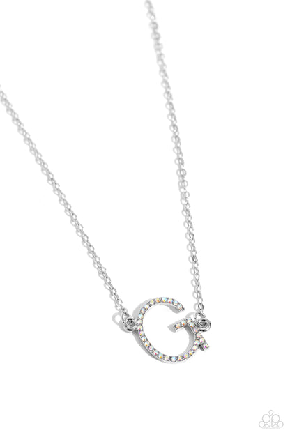 INITIALLY Yours - G - multi - Paparazzi necklace