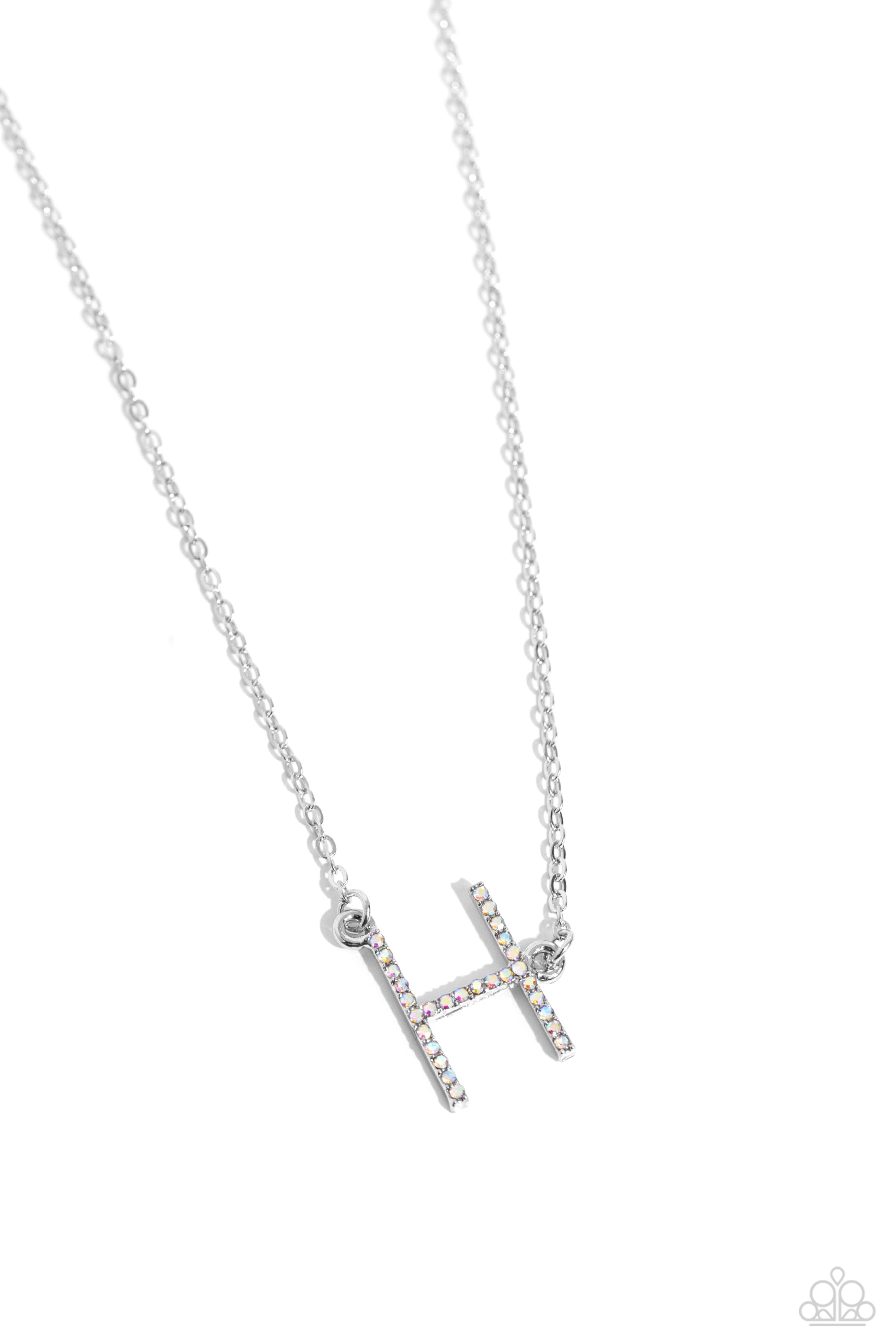 INITIALLY Yours - H - multi - Paparazzi necklace