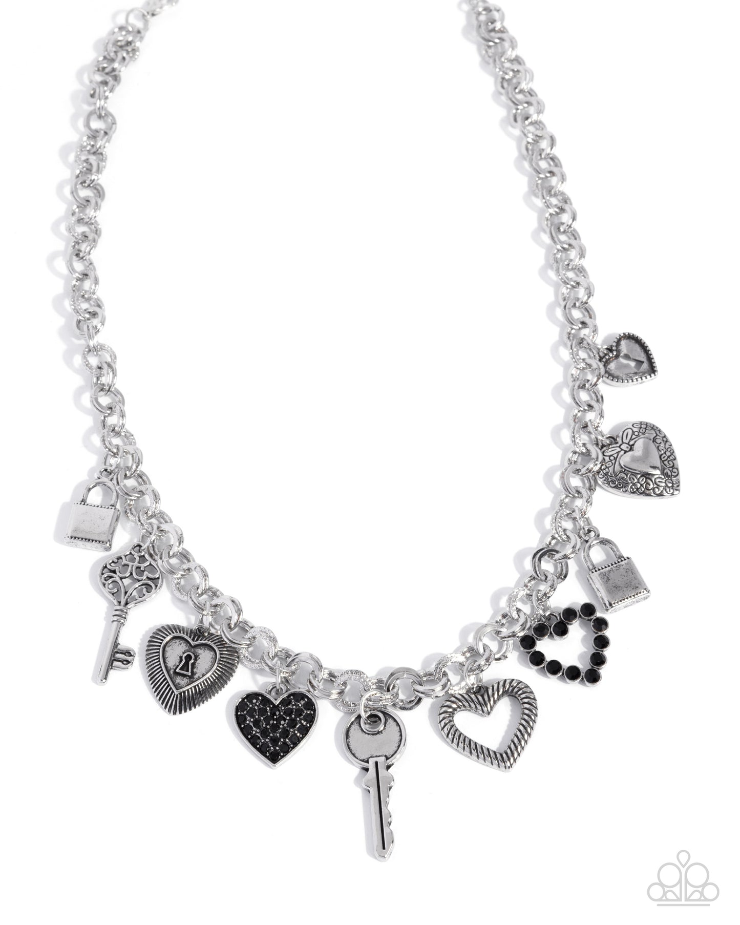Intentional Icon - black - Paparazzi necklace