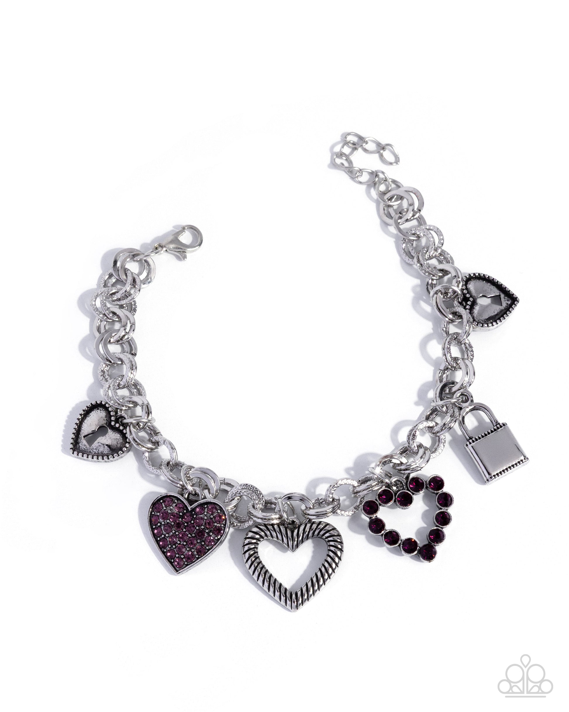 Intentional Idea - purple - Paparazzi bracelet