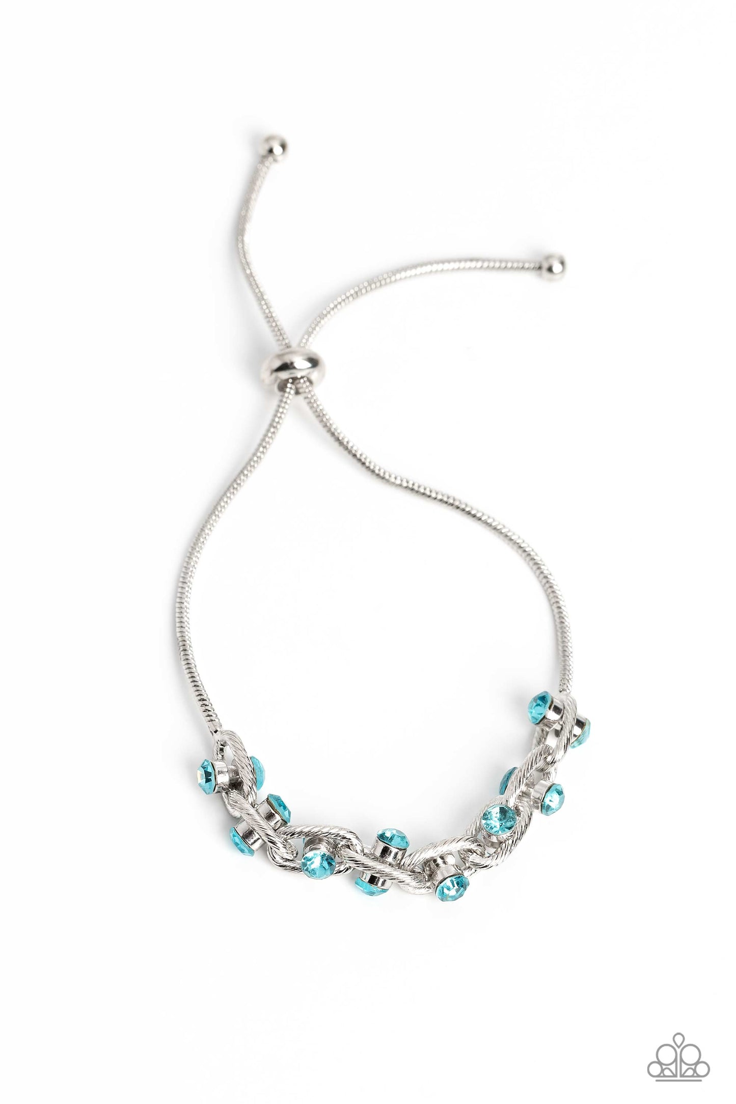 Intertwined Illusion - blue - Paparazzi bracelet