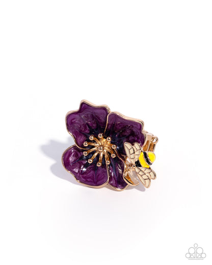 Introspective Icon - purple - Paparazzi ring
