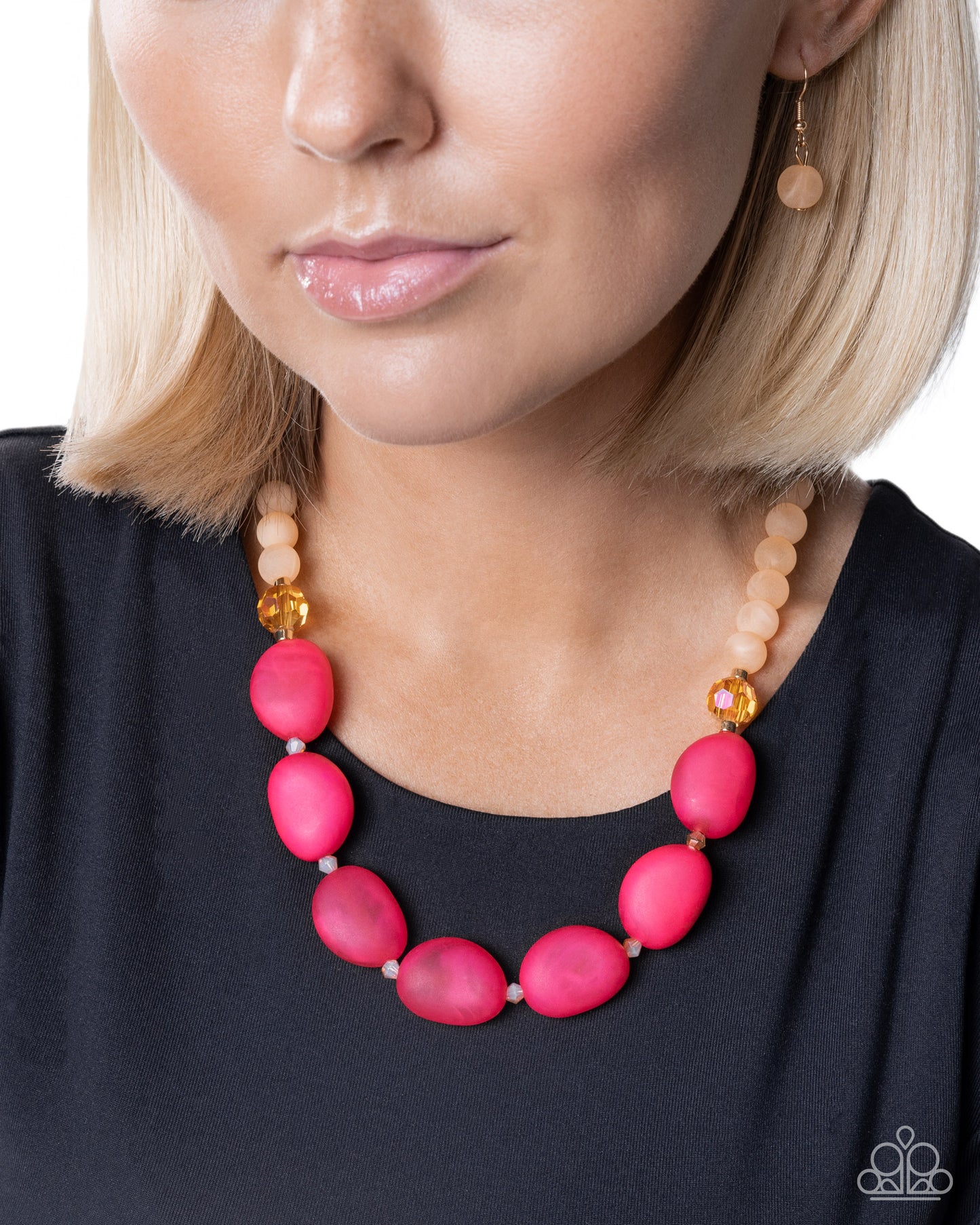 Introspective Ideal - pink - Paparazzi necklace