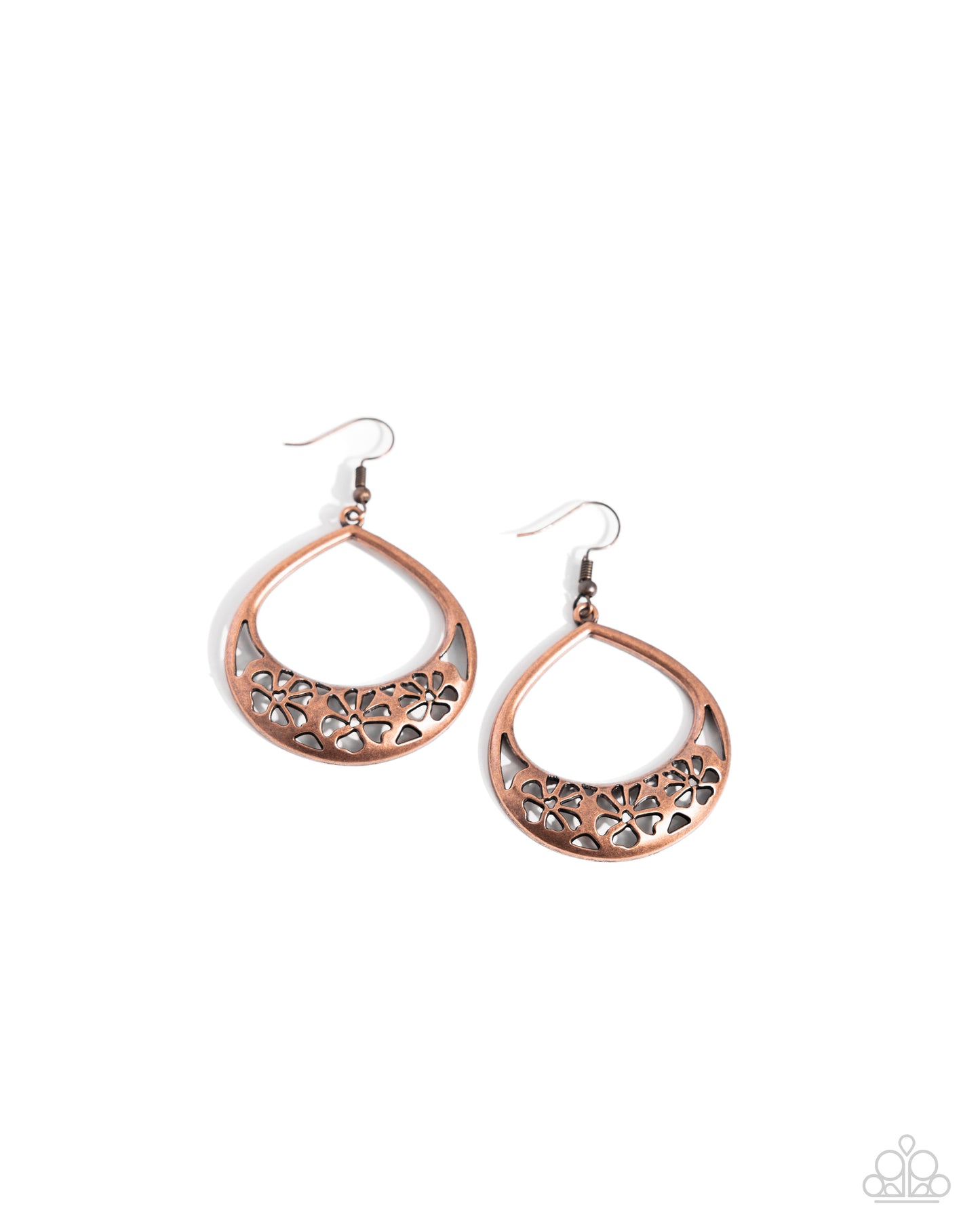 Island Ambrosia - copper - Paparazzi earrings