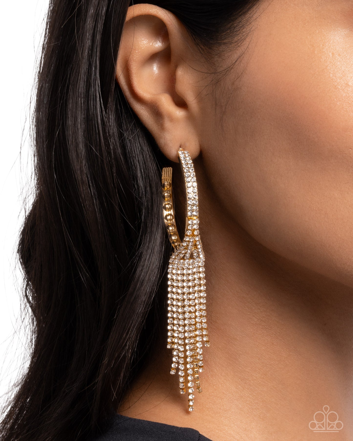 Jaw-Dropping Jubilee - gold - Paparazzi earrings