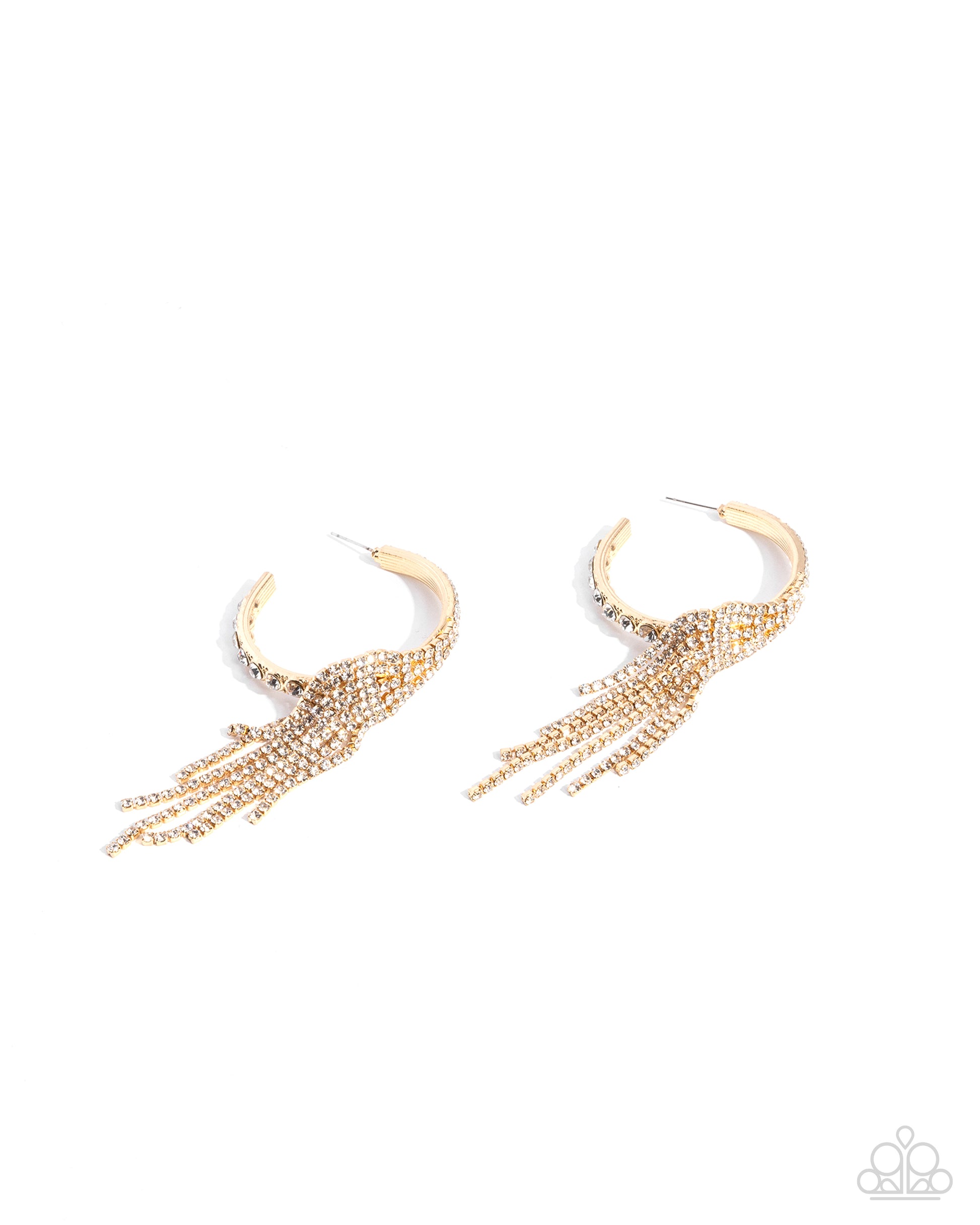 Jaw-Dropping Jubilee - gold - Paparazzi earrings