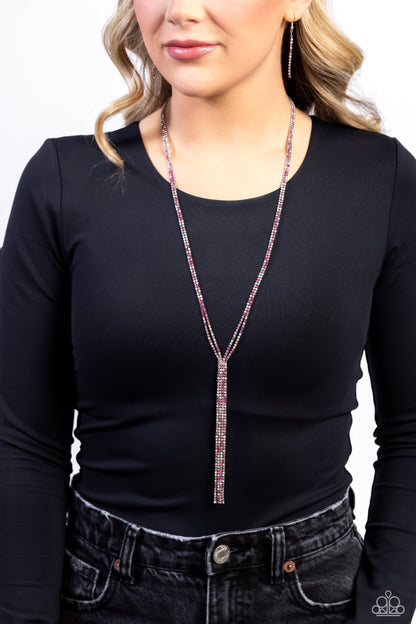 Jazz STRANDS - pink - Paparazzi necklace