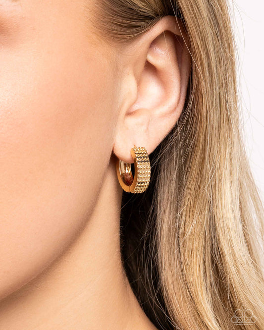 Join The Fun! - gold - Paparazzi earrings